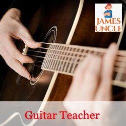 Guitar teacher Mr. Ayush Chakroborty in Nabapally Barasat